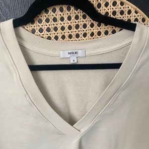 Agolde Cream Sweatshirt